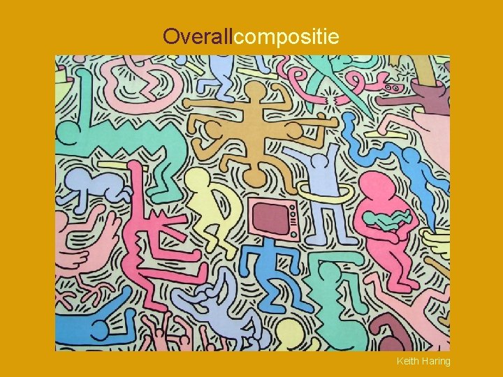 Overallcompositie Keith Haring 