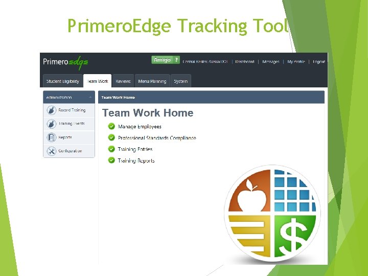 Primero. Edge Tracking Tool 