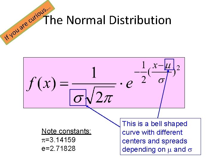 … s u ar io r u c e u o y The Normal