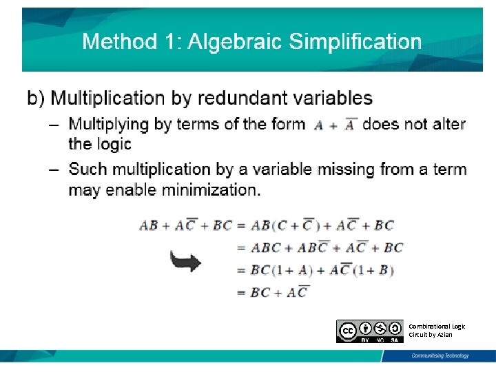 Combinational Logic Circuit by Azian 