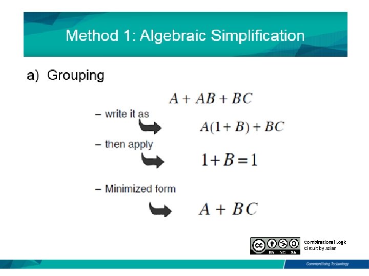 Combinational Logic Circuit by Azian 