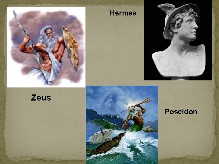 Hermes Zeus Poseidon 