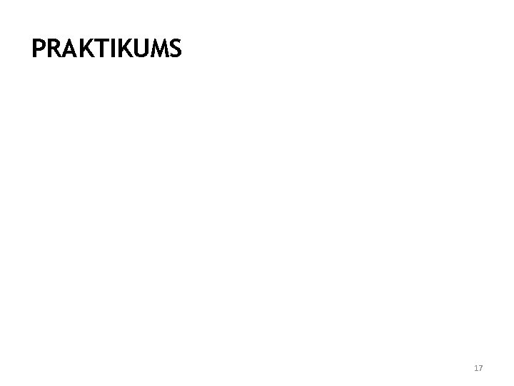 PRAKTIKUMS 17 