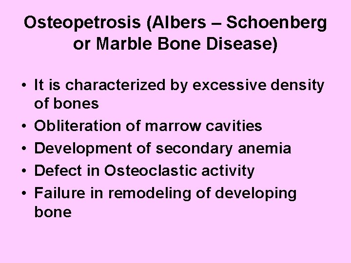 Developmental Disorders of the Bone Osteogenesis Imperfecta Brittle