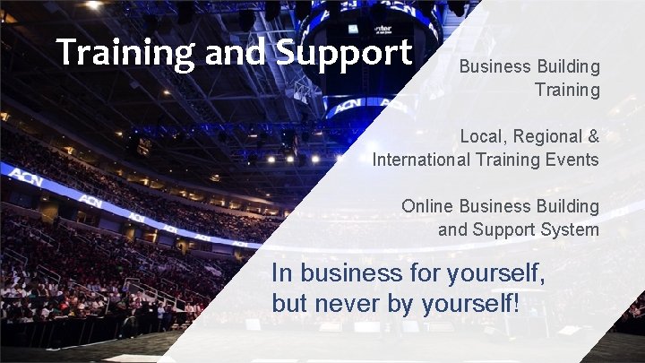 Training and Support Business Building Training Local, Regional & International Training Events Online Business