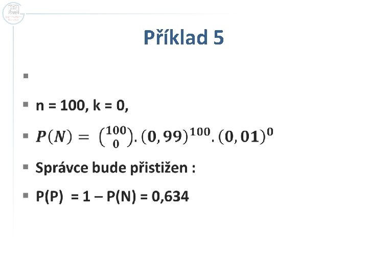 Příklad 5 § 