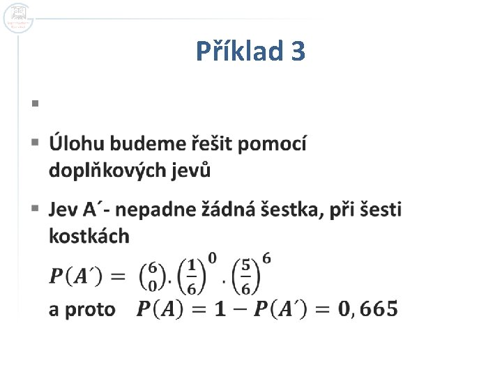 Příklad 3 § 