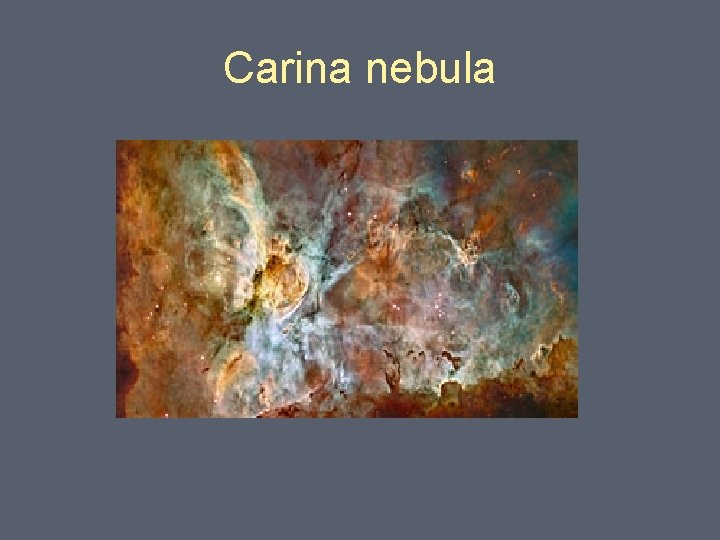 Carina nebula 