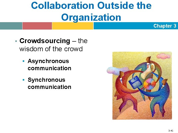 Collaboration Outside the Organization Chapter 3 • Crowdsourcing – the wisdom of the crowd