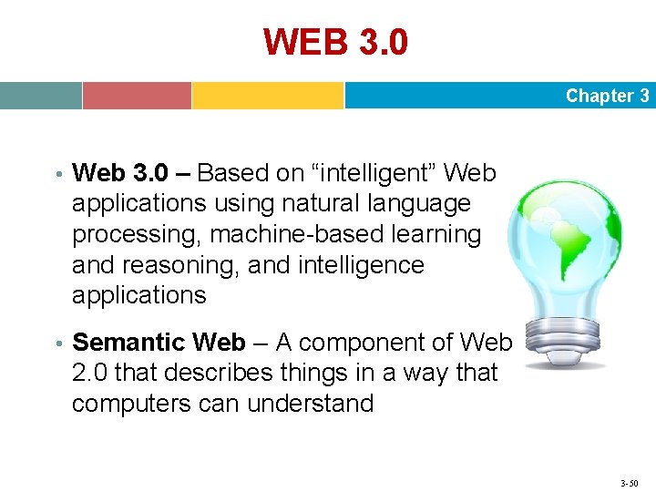 WEB 3. 0 Chapter 3 • Web 3. 0 – Based on “intelligent” Web