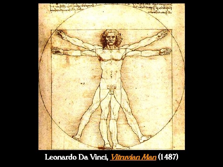 Leonardo Da Vinci, Vitruvian Man (1487) 