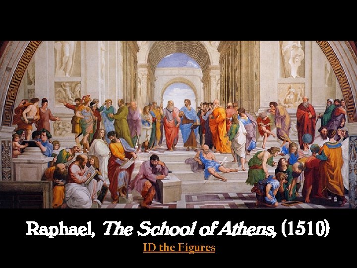 Raphael, The School of Athens, (1510) ID the Figures 