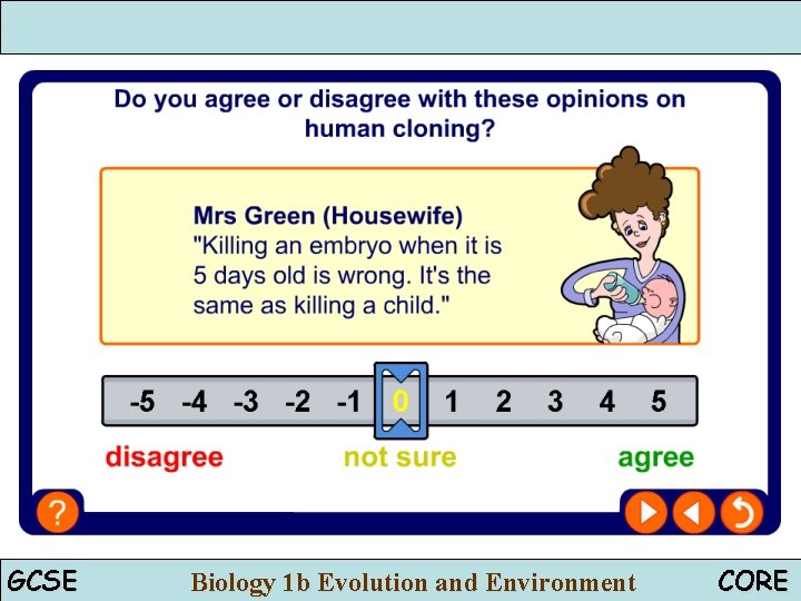 Opinions on human cloning GCSE Biology 1 b Evolution and Environment CORE 