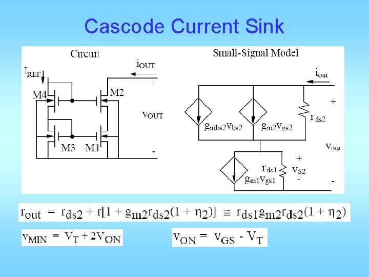 Cascode Current Sink 