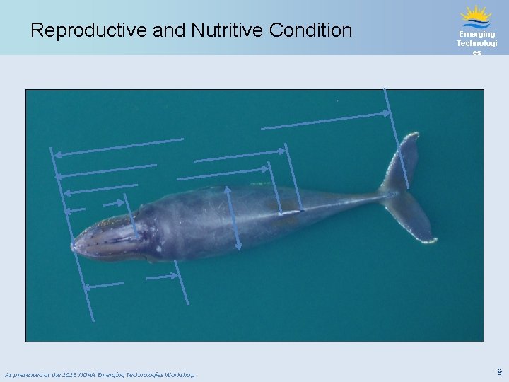 Reproductive and Nutritive Condition As presented at the 2016 NOAA Emerging Technologies Workshop Emerging