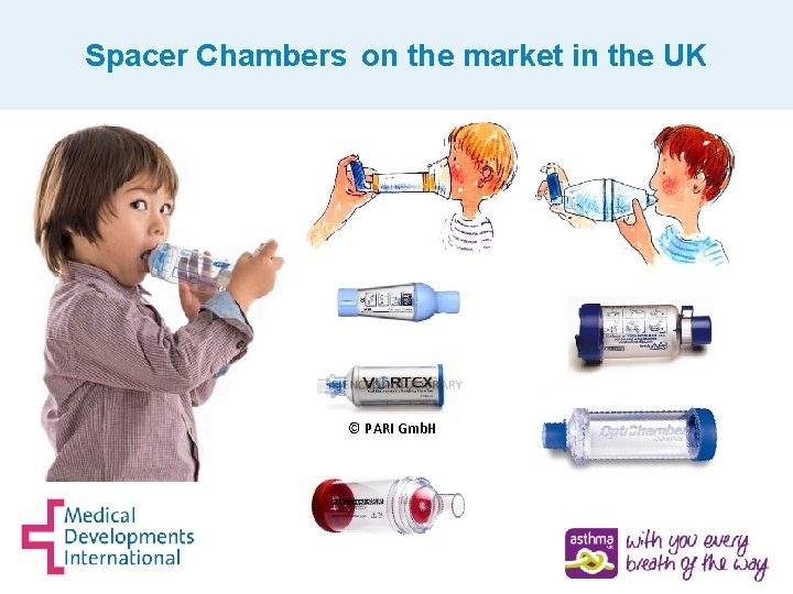 Spacer Chambers on the market in the UK © PARI Gmb. H 