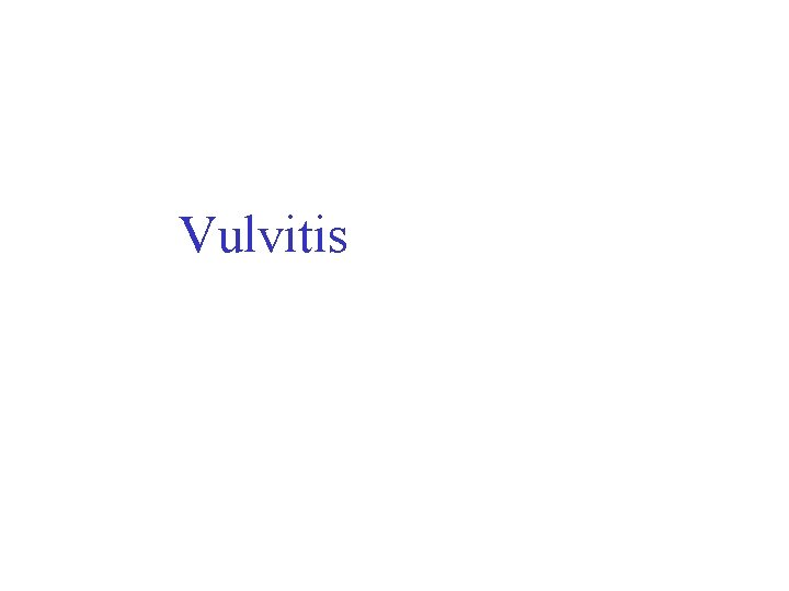 Vulvitis 