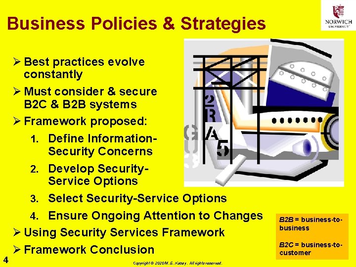 Business Policies & Strategies 4 Ø Best practices evolve constantly Ø Must consider &