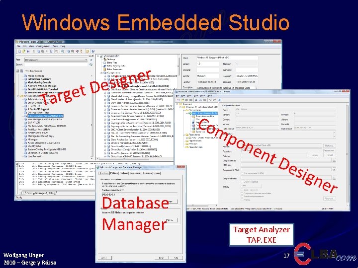 Windows Embedded Studio t e g r Ta r e n g i Des
