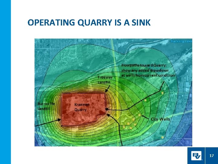 OPERATING QUARRY IS A SINK 17 