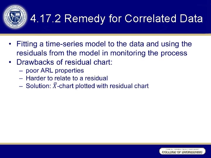 4. 17. 2 Remedy for Correlated Data • 4. 17. 2 Remedy for Correlated Data •