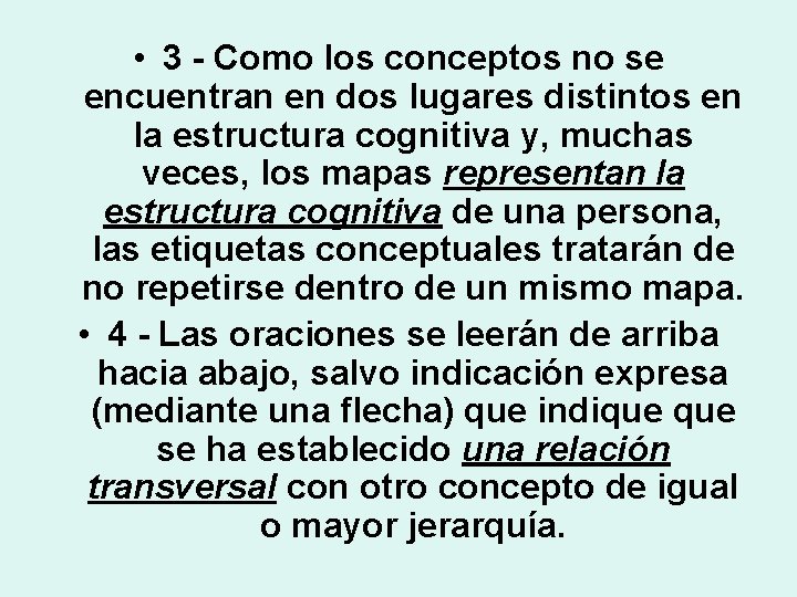  • 3 - Como los conceptos no se encuentran en dos lugares distintos