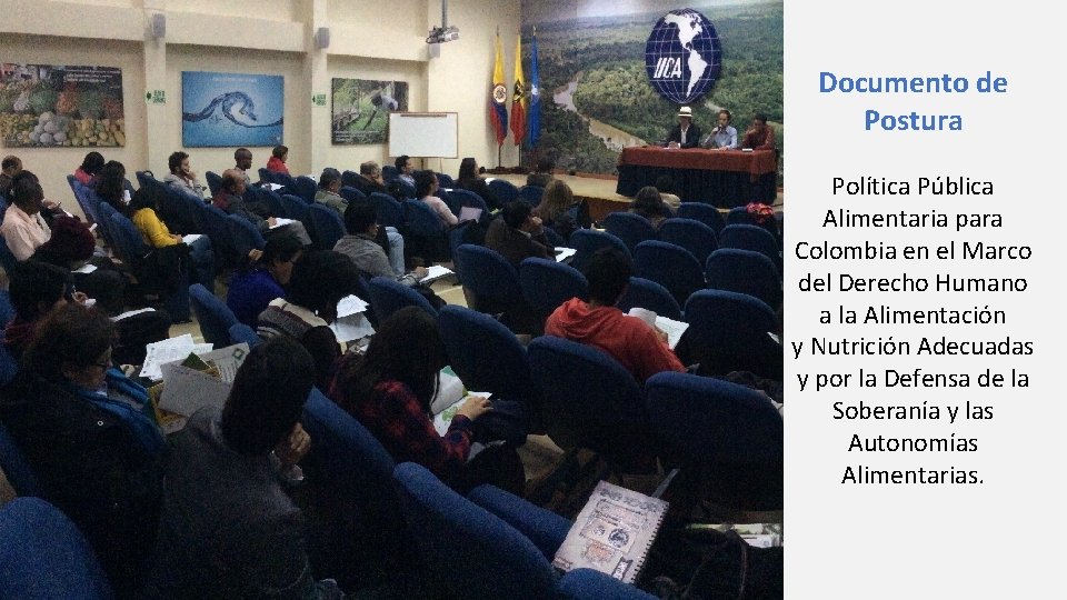 Documento de Postura Política Pública Alimentaria para Colombia en el Marco del Derecho Humano
