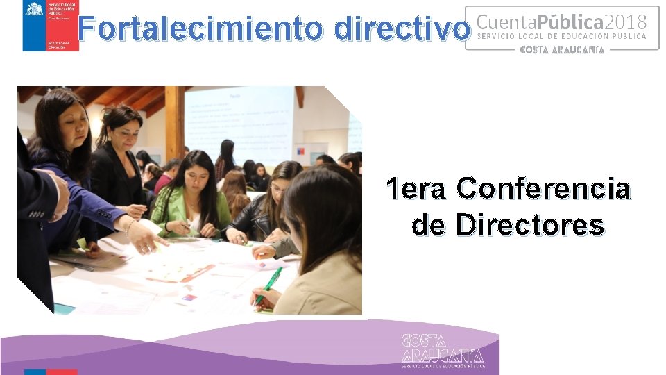 Fortalecimiento directivo 1 era Conferencia de Directores 