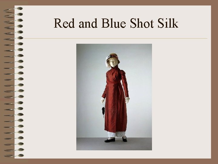 Red and Blue Shot Silk 