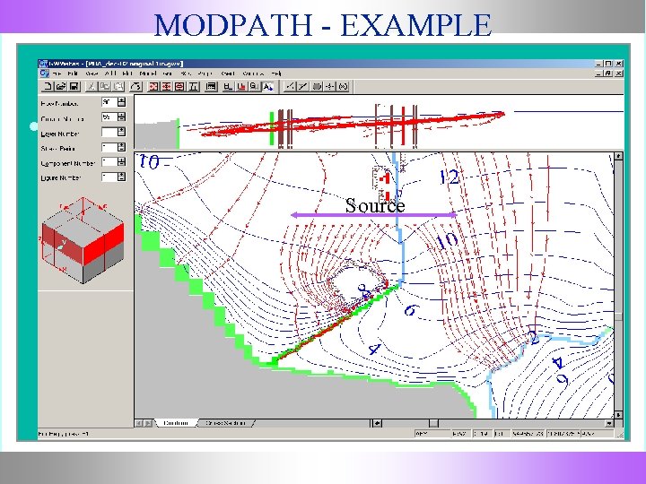 MODPATH - EXAMPLE Designed to create modern GUI to ease large data entry and