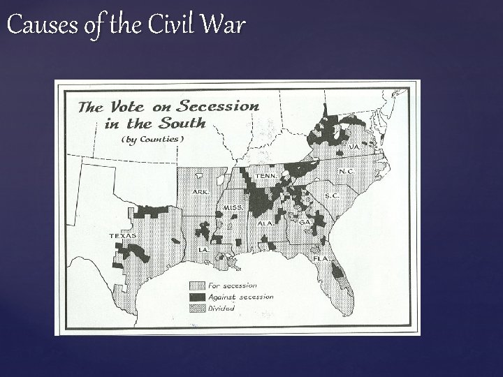 Causes of the Civil War 