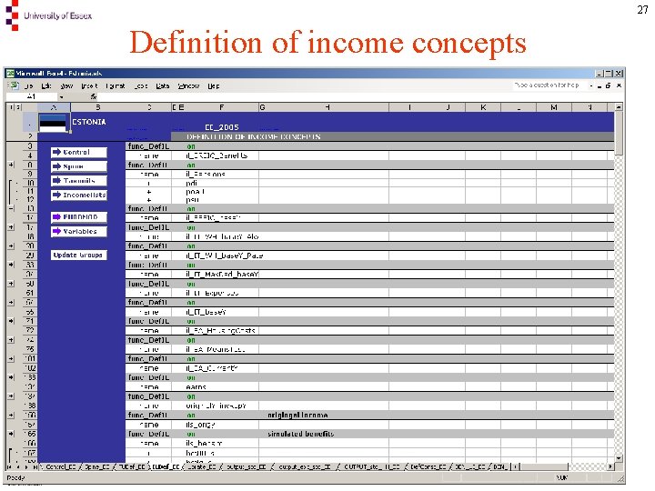27 Definition of income concepts 