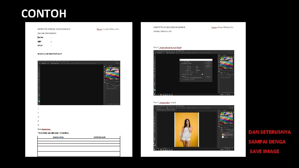 CONTOH DAN SETERUSNYA SAMPAI DENGA SAVE IMAGE 