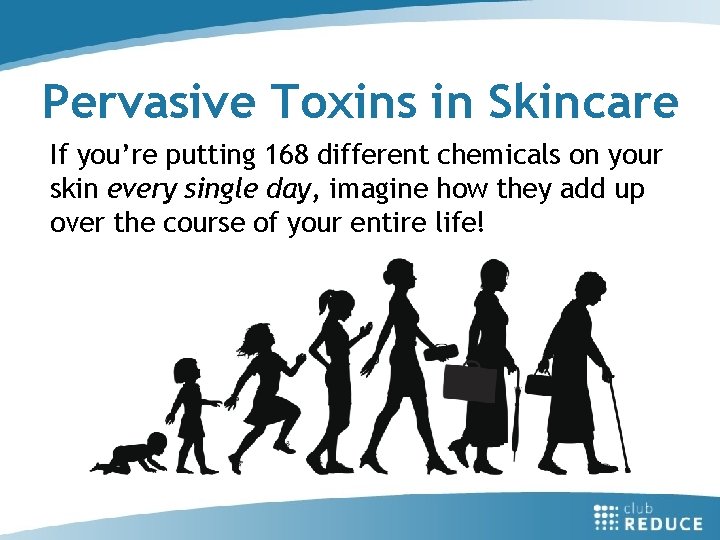 Pervasive Toxins in Skincare If you’re putting 168 different chemicals on your skin every