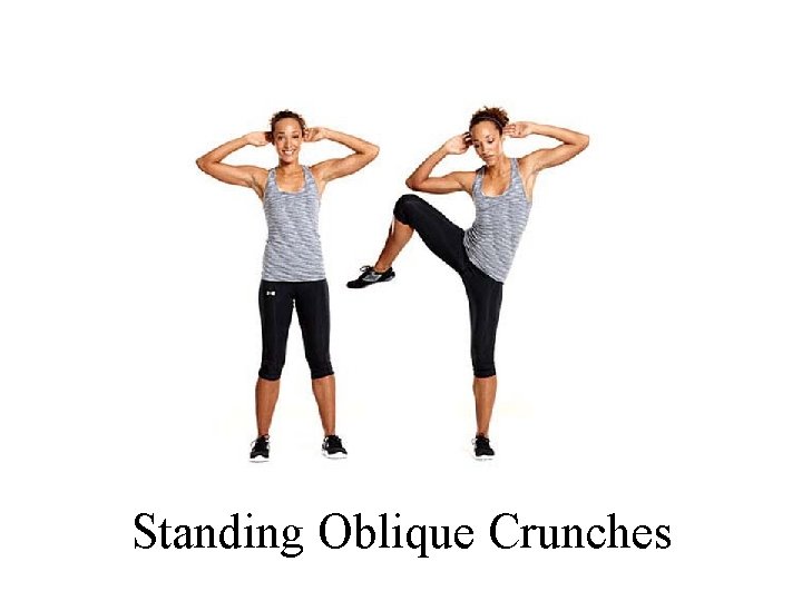 Standing Oblique Crunches 