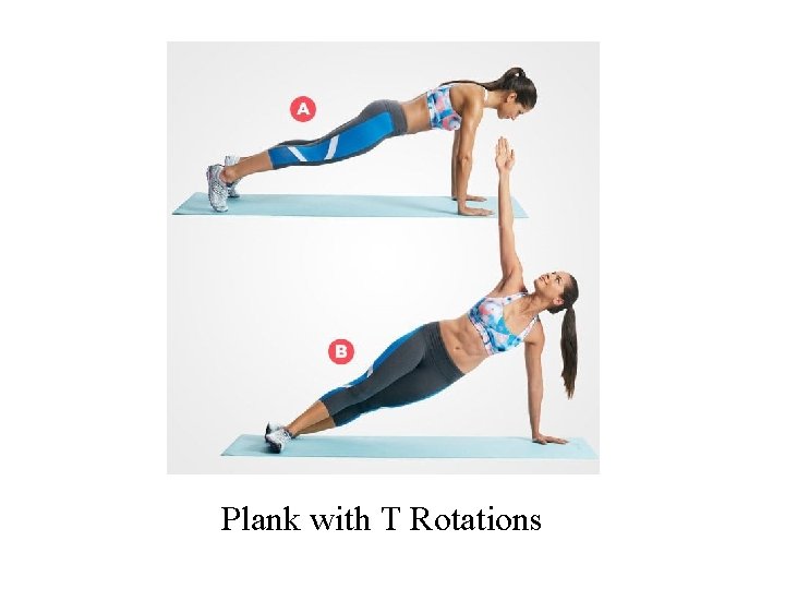 Plank with T Rotations 