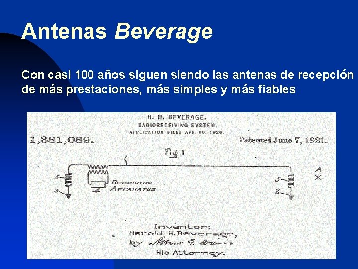 Antenas Beverage Con casi 100 años siguen siendo las antenas de recepción de más