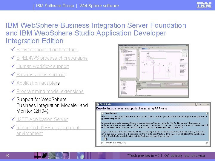 IBM Software Group | Web. Sphere software IBM Web. Sphere Business Integration Server Foundation
