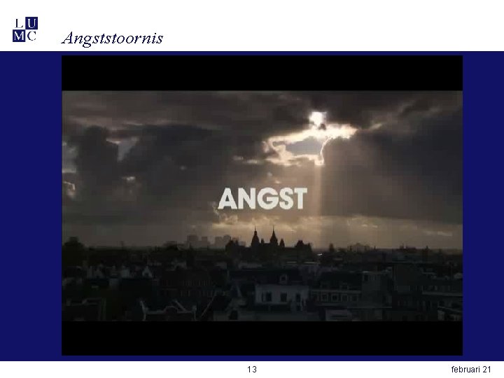 Angststoornis 13 februari 21 