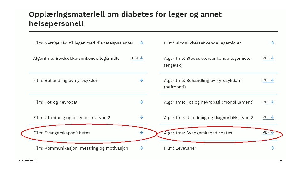 Helsedirektoratet 47 