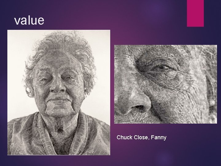 value Chuck Close, Fanny 