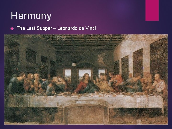 Harmony The Last Supper – Leonardo da Vinci 