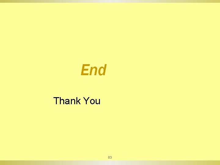 End Thank You 83 