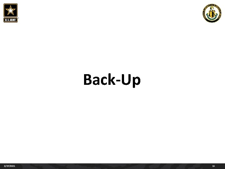 Back-Up 2/27/2021 15 Back-Up 2/27/2021 15