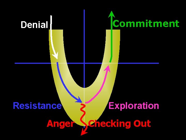 Denial Resistance Anger Commitment Exploration Checking Out 