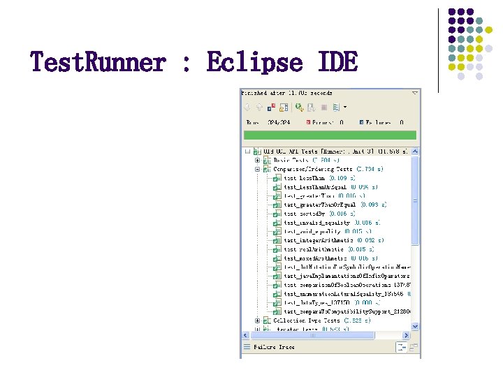 Test. Runner : Eclipse IDE 
