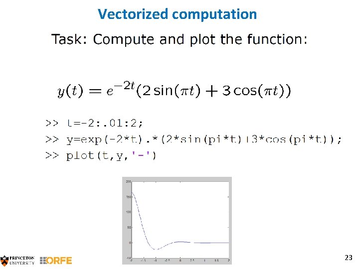 Vectorized computation 23 