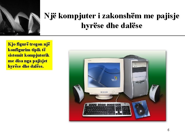 XP Një kompjuter i zakonshëm me pajisje hyrëse dhe dalëse Kjo figurë tregon një