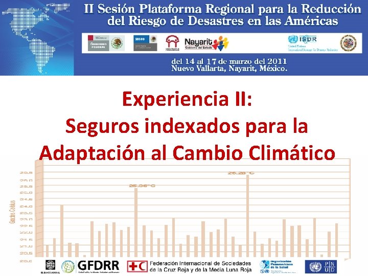 Experiencia II: Seguros indexados para la Adaptación al Cambio Climático 