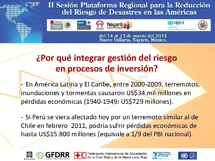 ¿Por qué integrar gestión del riesgo en procesos de inversión? - En América Latina